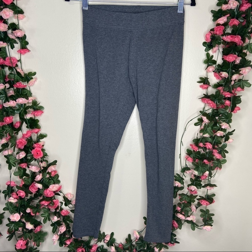 Aerie Womens Gray Cropped Leggings Athletic Leisure Lounge M Short Casual